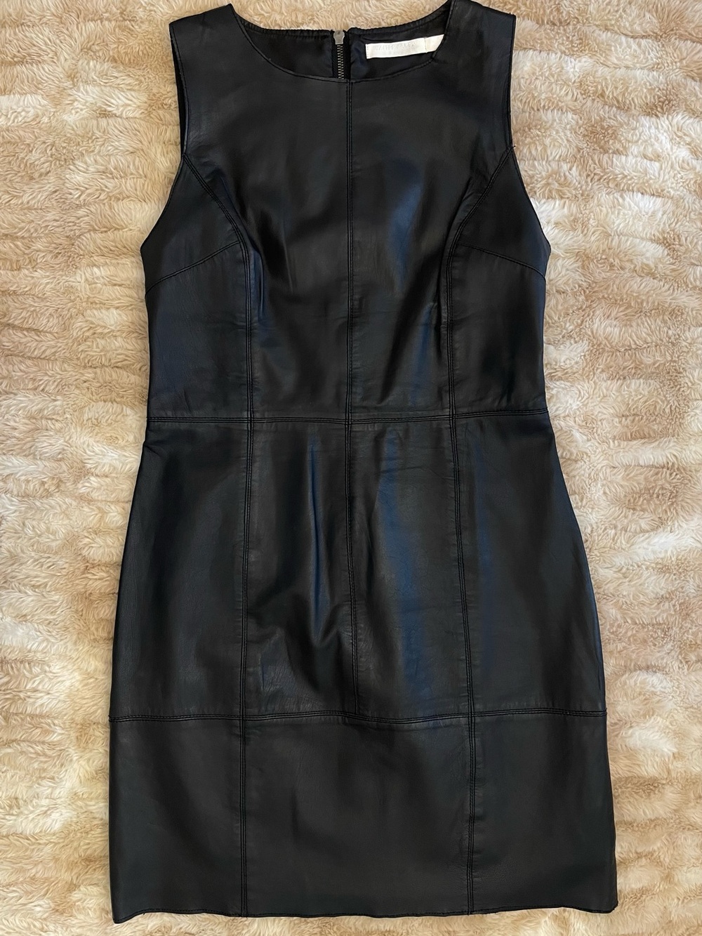 Walter Baker Black Leather Dress Size M